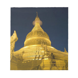 Asia, Maynmar, Yangon, Buddhist temple in Yangon Notepad