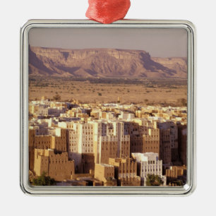 Asia, Middle East, Republic of Yemen. Shibam Metal Ornament