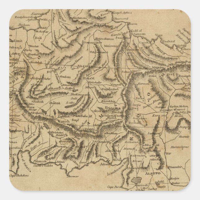 Asia Minor 2 Square Sticker (Front)
