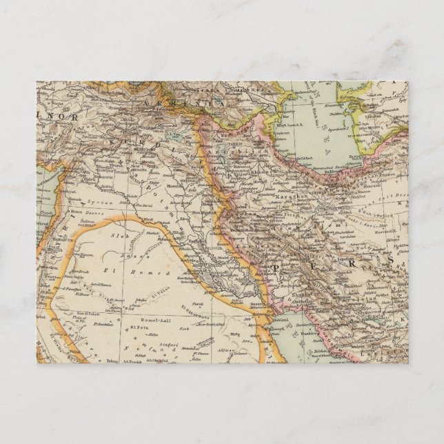 Asia Minor, Persia Postcard (Front)