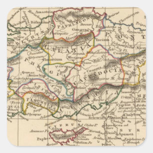 Asia Minor Square Sticker