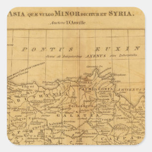 Asia Minor, Syria Square Sticker