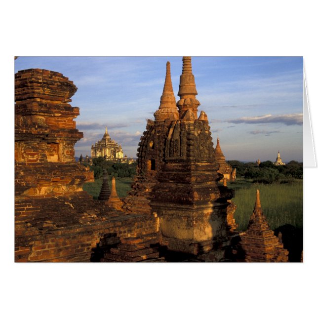 Asia, Myanmar, Bagan. Ancient temples and (Front Horizontal)