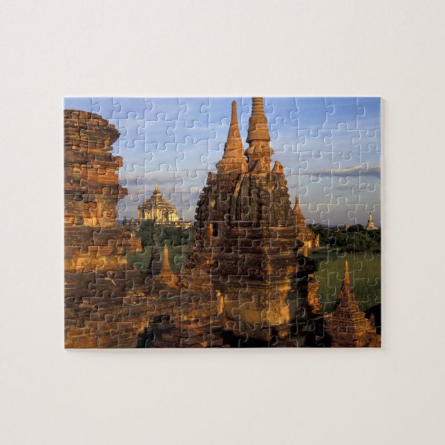 Asia, Myanmar, Bagan. Ancient temples and Jigsaw Puzzle (Horizontal)