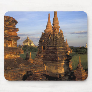 Asia, Myanmar, Bagan. Ancient temples and Mouse Pad
