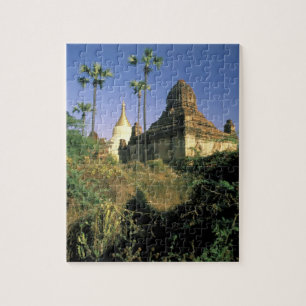 Asia, Myanmar, Bagan. Kubyauk-Gyi Temple. Jigsaw Puzzle
