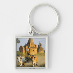 Asia, Myanmar (Burma), Bagan (Pagan). A cart is Key Ring