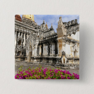 Asia, Myanmar (Burma), Bagan (Pagan). The Ananda 15 Cm Square Badge