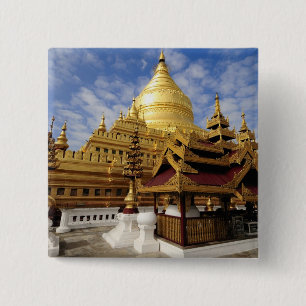 Asia, Myanmar (Burma), Bagan (Pagan). The Shwe 2 15 Cm Square Badge