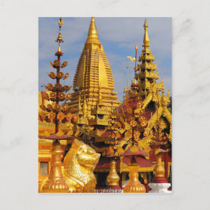 Asia, Myanmar (Burma), Bagan (Pagan). The Shwe 3 Postcard