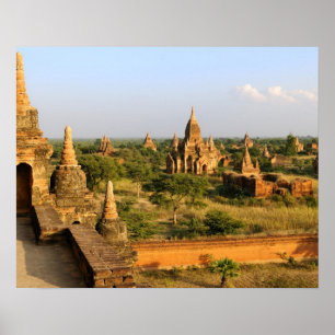 Asia, Myanmar (Burma), Bagan (Pagan). Various Poster