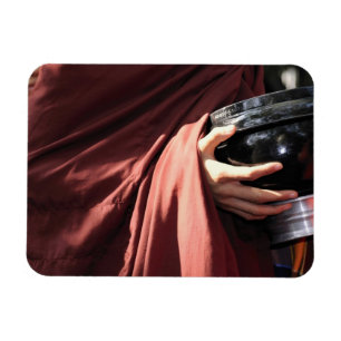 Asia, Myanmar (Burma), Mandalay. Novice monks Magnet