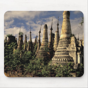 Asia, Myanmar, Inle Lake. Ancient ruins of Mouse Pad