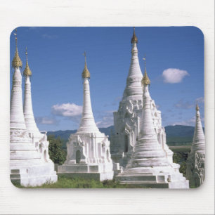 Asia, Myanmar, Inle Lake. Pagodas. 2 Mouse Pad