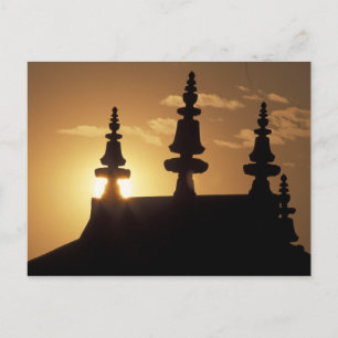 Asia, Nepal, Kathmandu. Bouddhanath Stupa. Postcard