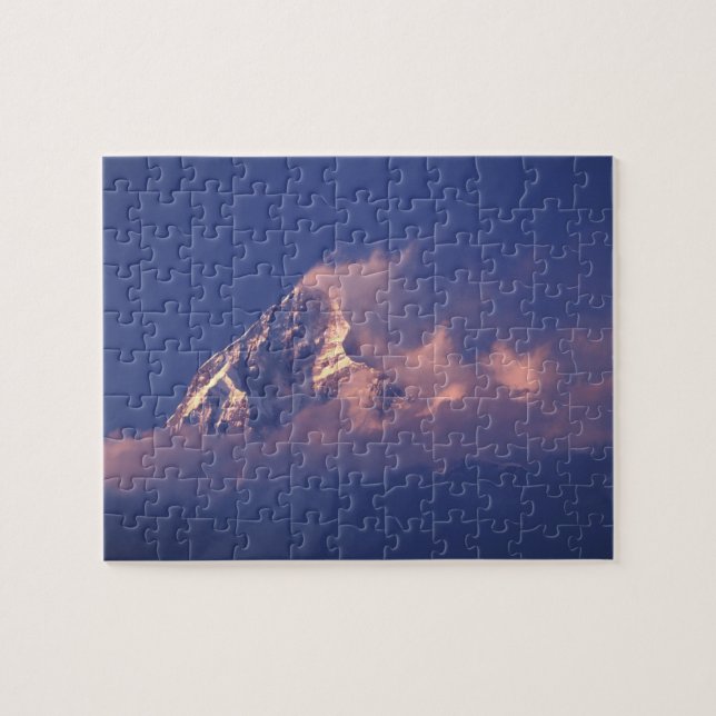 Asia, Nepal. Machhapuchhare Jigsaw Puzzle (Horizontal)