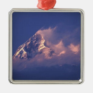 Asia, Nepal. Machhapuchhare Metal Tree Decoration
