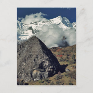 Asia, Nepal, Sagarmatha NP. A Buddhist prayer Postcard