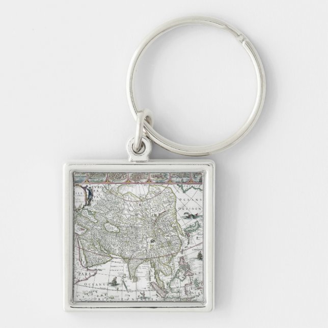 Asia noviter delineata, 1617 key ring (Front)