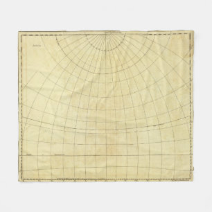 Asia Outline Fleece Blanket