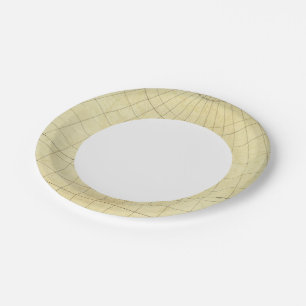 Asia Outline Paper Plate