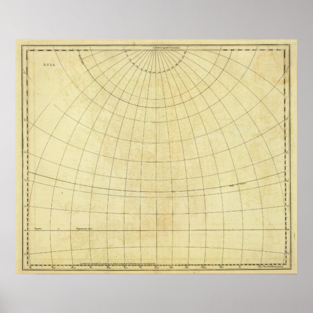 Asia Outline Poster (Front)