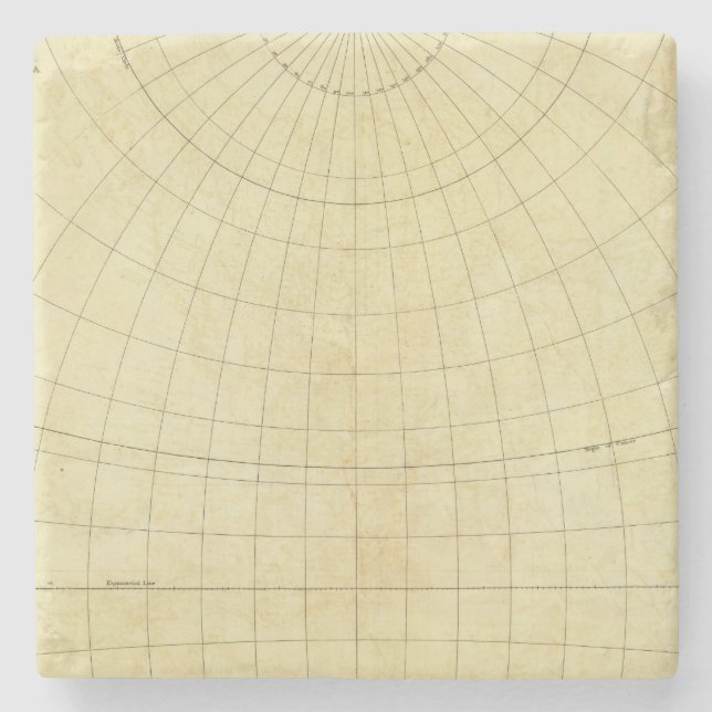 Asia Outline Stone Coaster (Front)