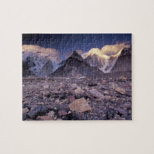Asia, Pakistan, Karakoram Range, Broad and Jigsaw Puzzle