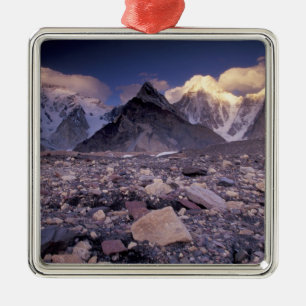 Asia, Pakistan, Karakoram Range, Broad and Metal Tree Decoration