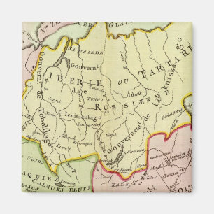 Asia, Russia, China Magnet