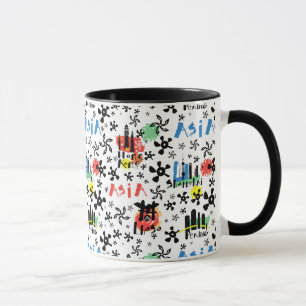 Asia Symbols Pattern Mug