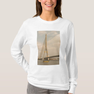 Asia, Thailand, Bangkok, bridge over Chao T-Shirt