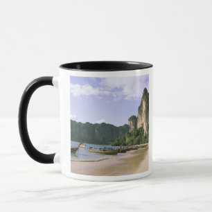 Asia, Thailand, Krabi. West Railay Beach, long Mug