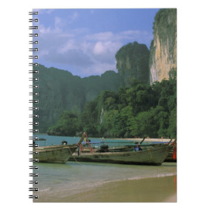 Asia, Thailand, Krabi. West Railay Beach, Notebook