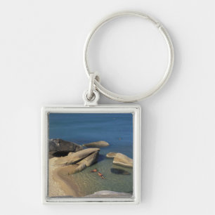 Asia, Thailand, Samui. Beach Key Ring