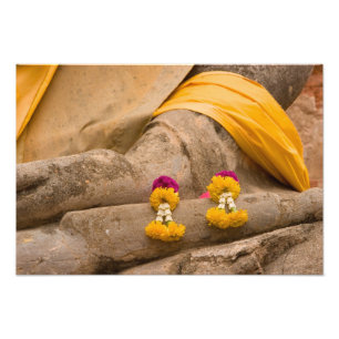 Asia, Thailand, Siam, Buddha at Ayutthaya Photo Print