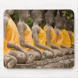 Asia, Thailand, Siam, Buddhas at Ayutthaya Mouse Pad