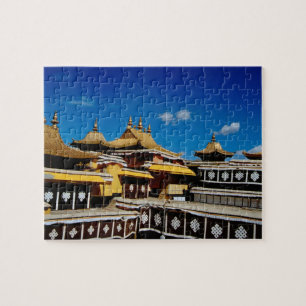 Asia, Tibet, Lhasa, Potala Palace aka Red Jigsaw Puzzle