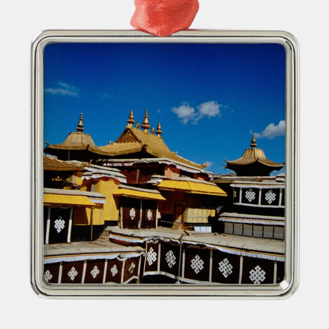 Asia, Tibet, Lhasa, Potala Palace aka Red Metal Ornament (Front)