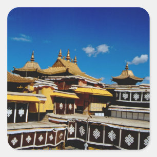 Asia, Tibet, Lhasa, Potala Palace aka Red Square Sticker