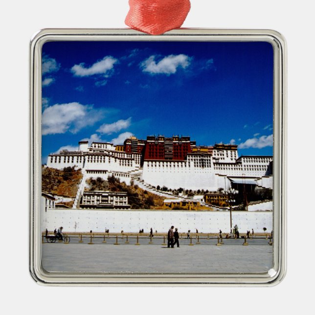 Asia, Tibet, Lhasa, Potala Palace. UNECSO Metal Ornament (Front)