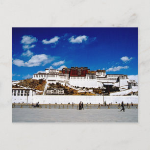 Asia, Tibet, Lhasa, Potala Palace. UNECSO Postcard