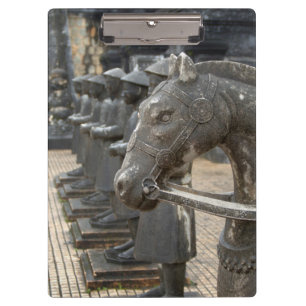 Asia, Vietnam. Figurines and horse statues Clipboard