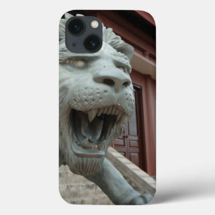 Asia, Vietnam. Lion sculpture at Chau Doc iPhone 13 Case