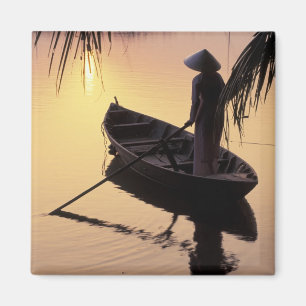 Asia, Vietnam, Mekong Delta, Can Tho. Evening Magnet