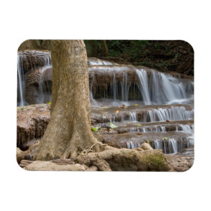 Asia, Waterfall on the border between Thailand Magnet