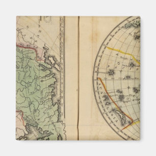 Asia, Western Hemisphere Magnet