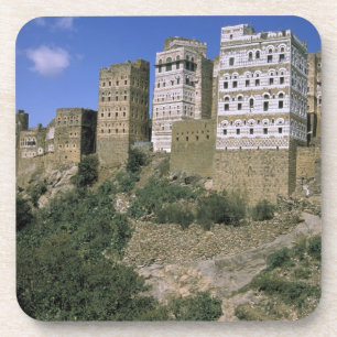 Asia, Yemen, Al Hajjara. Buildings and only Coaster