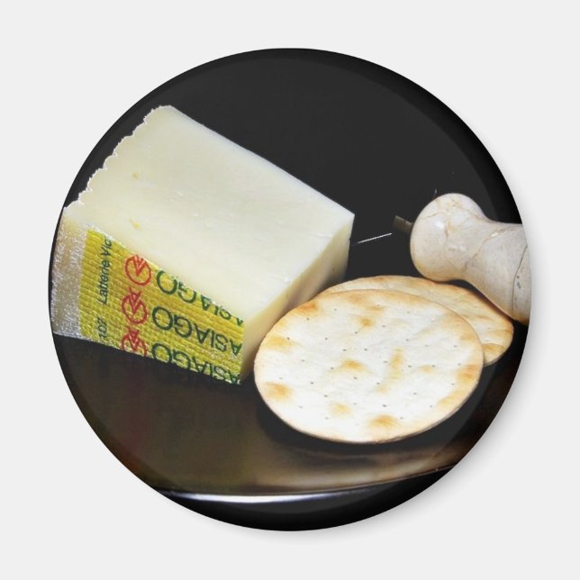 Asiago Pressato Cheese Magnet (Front)