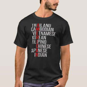 Asian American Pride We Are All Americans  T-Shirt